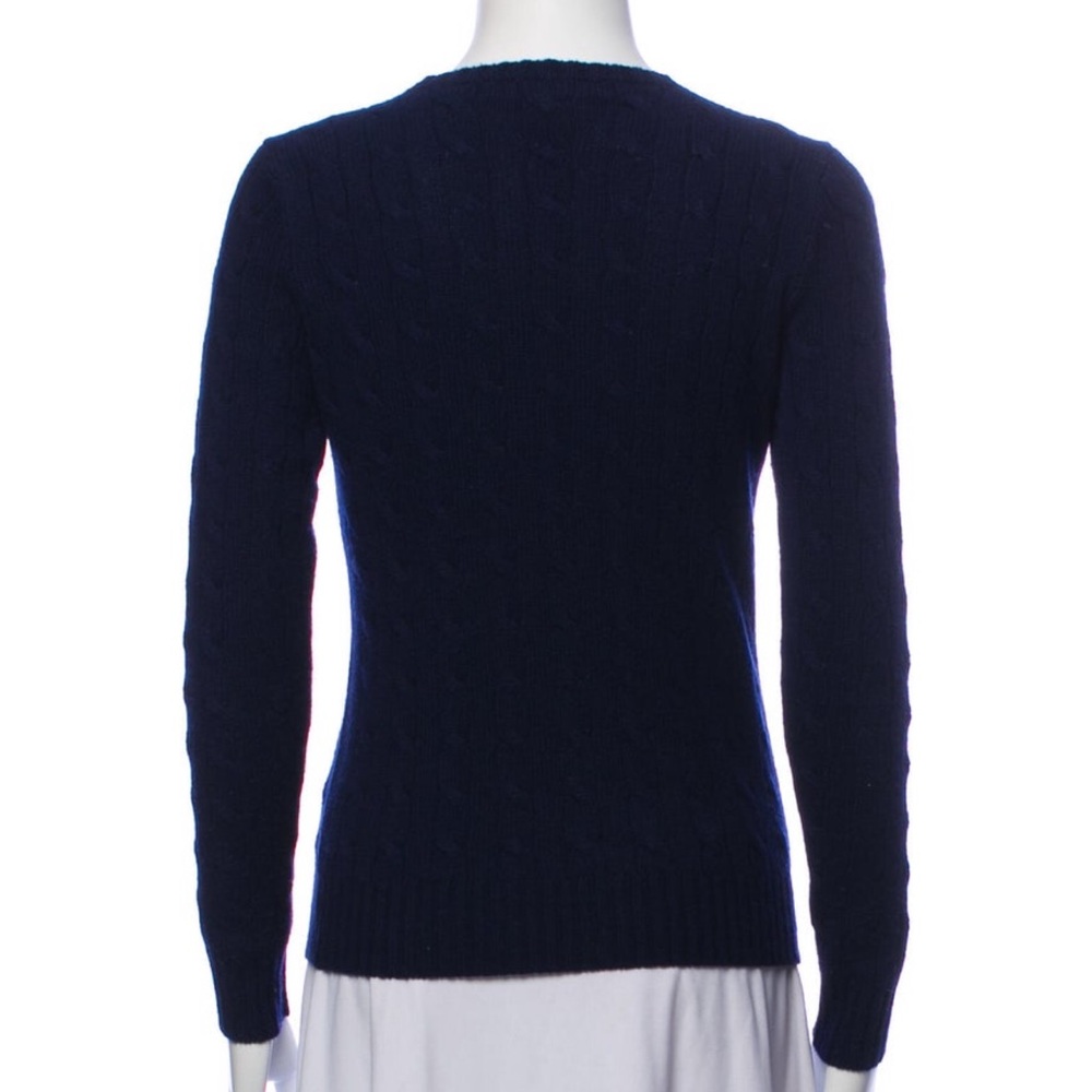 Ralph Lauren Black Label Cable - Navy Sweater